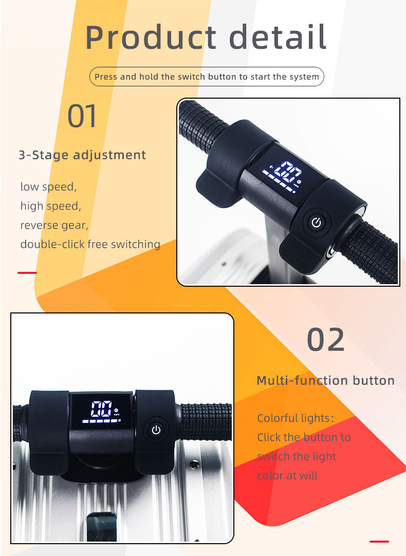 Rideable Smart Suitcase – 28 L | 13 km/h