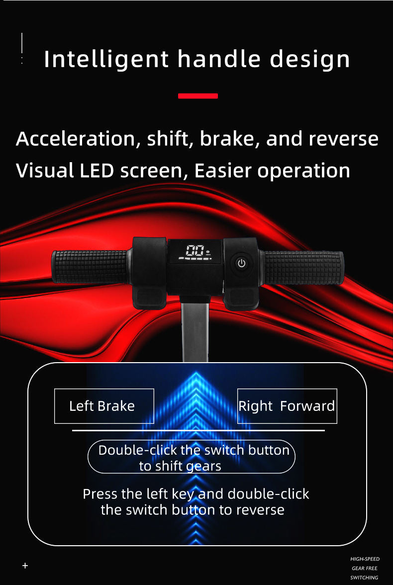 Rideable Smart Suitcase – 28 L | 13 km/h