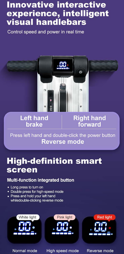 Rideable Smart Suitcase – 28 L | 13 km/h