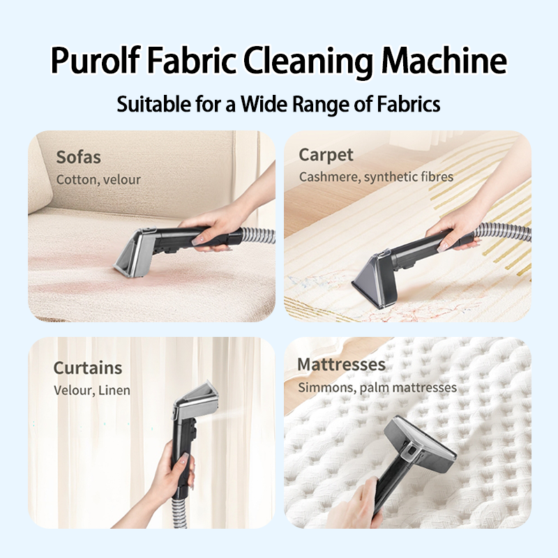 Wet & Dry Steam Vacuum Cleaner with High-Temperature Sterilization and Powerful Suction