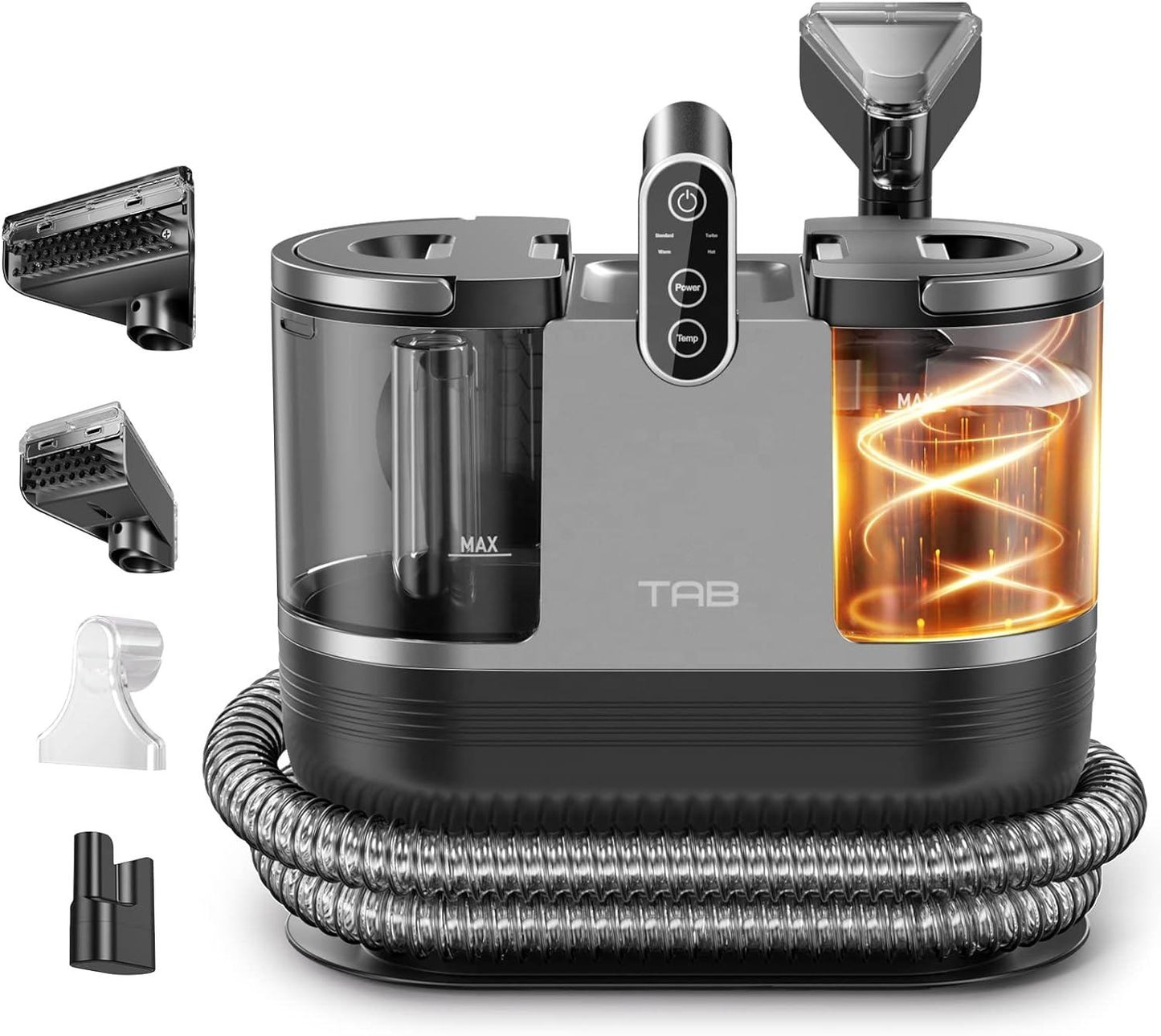 Wet & Dry Steam Vacuum Cleaner with High-Temperature Sterilization and Powerful Suction